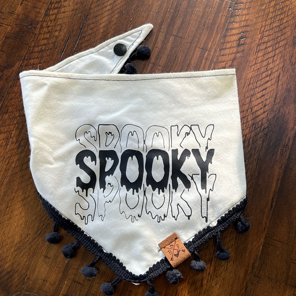 Halloween Dog Bandana with Snaps